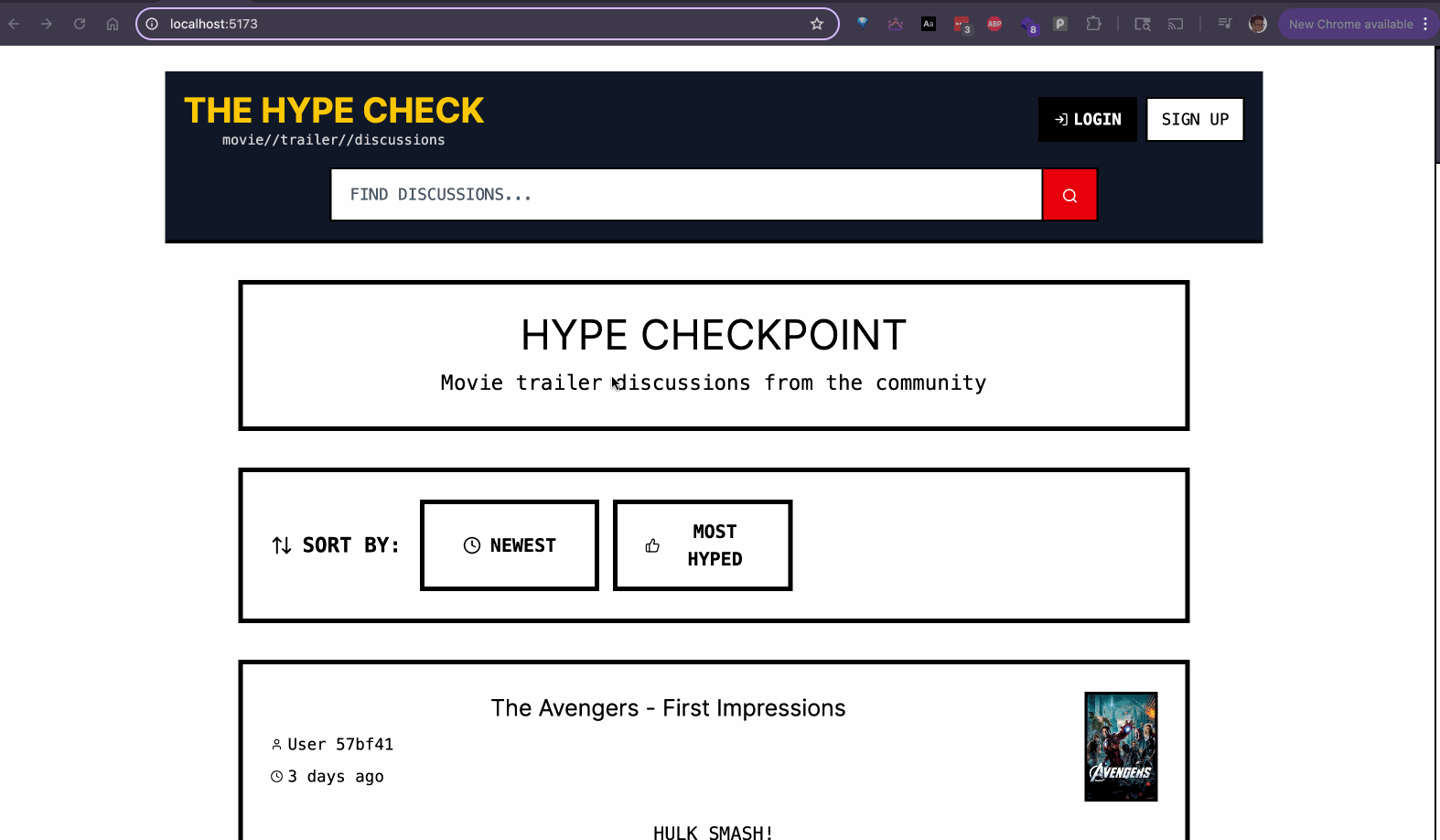 The Hype Check screenshot